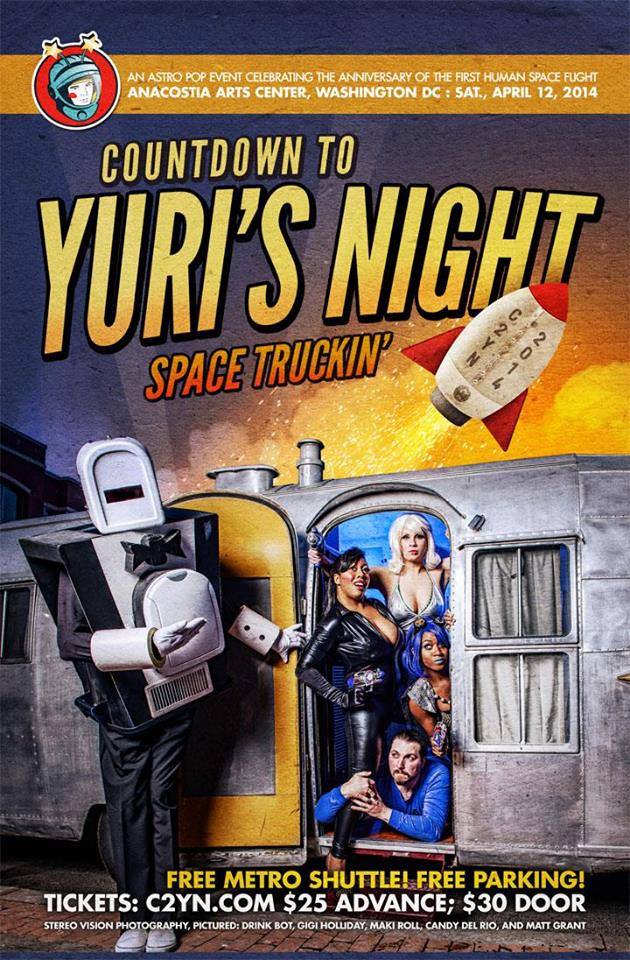 Countdown to Yuri’s Night Launches DC Metropolitan Area into Hyper&nbsp;Drive!